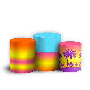 Trio Cilindro - Tardezinha - Sublimado 3D + Elástico