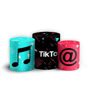 Trio Cilindro - TikTok - Sublimado 3D + Elástico