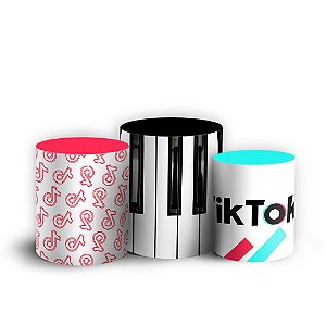 Trio Cilindro - TikTok - Sublimado 3D + Elástico