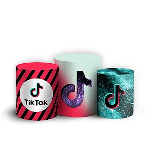 Trio Cilindro - TikTok - Sublimado 3D + Elástico