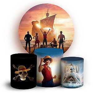 KIT Redondo e Trio -  One Piece - Sublimado 3D