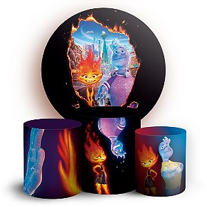 KIT Redondo e Trio -  Elemental - Sublimado 3D