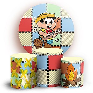 KIT Redondo e Trio -  Turma da Mônica - Sublimado 3D