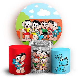 KIT Redondo e Trio -  Turma da Mônica - Sublimado 3D