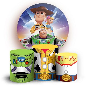 KIT Redondo e Trio -  Toy Story - Sublimado 3D