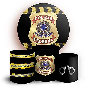 KIT Redondo e Trio - Polícia - Sublimado 3D
