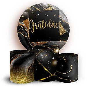 KIT Redondo e Trio - Gratidão - Sublimado 3D