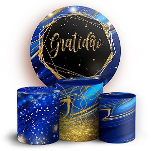 KIT Redondo e Trio - Gratidão - Sublimado 3D