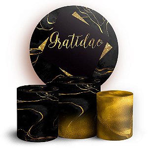 KIT Redondo e Trio - Gratidão - Sublimado 3D