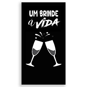 Faixa Lateral - Um Brinde a Vida - Sublimado 3D