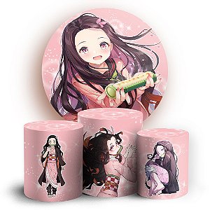 KIT Redondo e Trio - Kimetsu no Yaiba - Sublimado 3D