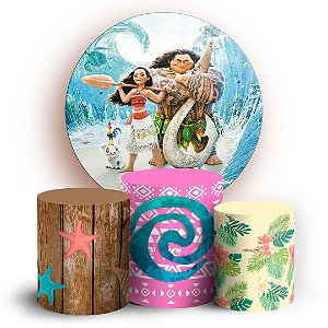 KIT Redondo e Trio - Moana  - Sublimado 3D