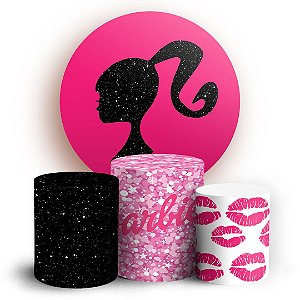 KIT Redondo e Trio - Barbie - Sublimado 3D