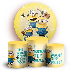 KIT Redondo e Trio - Minions - Sublimado 3D