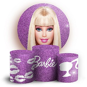 KIT Redondo e Trio - Barbie - Sublimado 3D