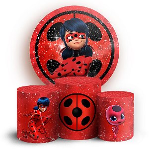 KIT Redondo e Trio - Ladybug - Sublimado 3D