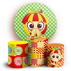 KIT Redondo e Trio -  Emilia Sitio do Pica Pau Amarelo - Sublimado 3D