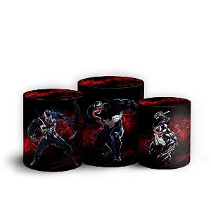 Trio Cilindro - Venon - Sublimado 3D + Elástico