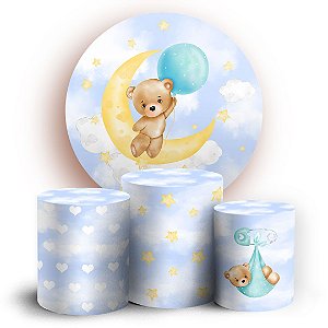 KIT Redondo e Trio -  Ursinhos - Sublimado 3D