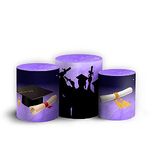 Trio Cilindro - Formatura - Sublimado 3D + Elástico