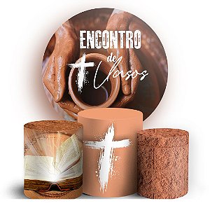 KIT Redondo e Trio - Evangelico - Sublimado 3D