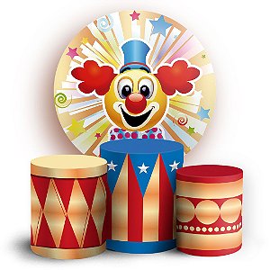 KIT Redondo e Trio - Circo - Sublimado 3D