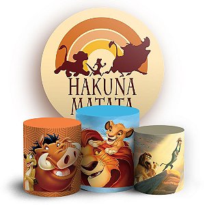 KIT Redondo e Trio - Rei Leao - Sublimado 3D