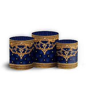 Trio Cilindro - Realeza - Sublimado 3D + Elástico