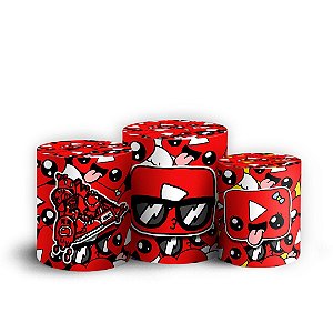 Trio Cilindro - YouTube - Sublimado 3D + Elástico