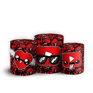 Trio Cilindro - YouTube - Sublimado 3D + Elástico