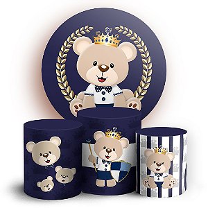 KIT Redondo e Trio - Príncipe Urso - Sublimado 3D