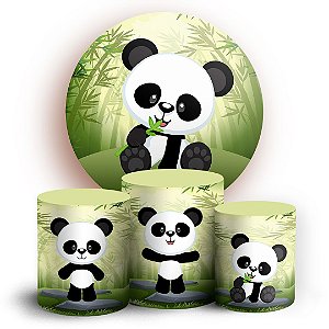 KIT Redondo e Trio - Panda - Sublimado 3D