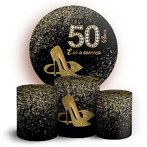 KIT Redondo e Trio - 50 Anos - Sublimado 3D