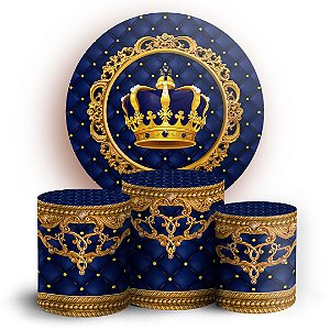 KIT Redondo e Trio - Realeza - Sublimado 3D