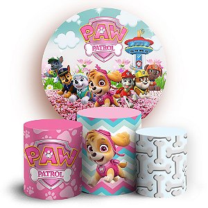 KIT Redondo e Trio - Patrulha Canina - Sublimado 3D