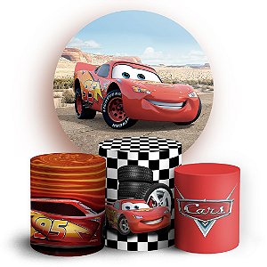 KIT Redondo e Trio - Carros - Sublimado 3D