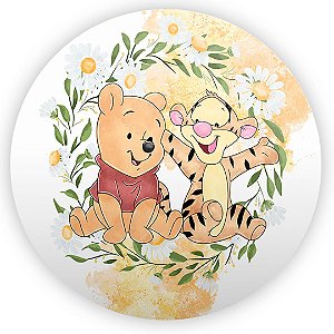 Painel Redondo - Ursinho Pooh - Sublimado 3D
