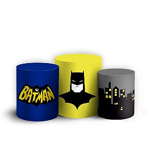 Trio Cilindro - Batman - Sublimado 3D + Elástico