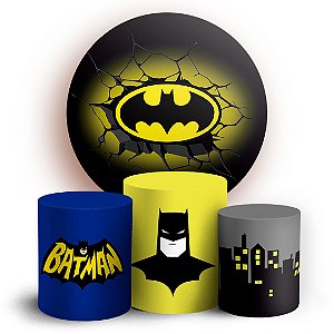 KIT Redondo e Trio - Batman - Sublimado 3D