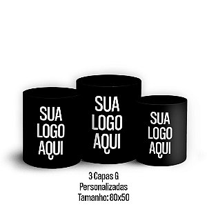 Trio Personalizado - Sua Logo - 80x50 - Sublimado 3D