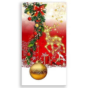 Faixa Lateral - Mickey e Minnie Natal - Sublimado 3D