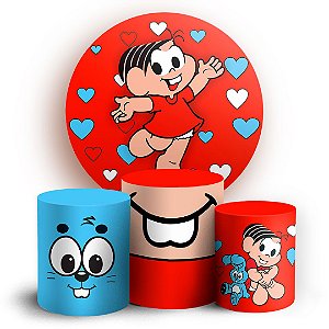 KIT Redondo e Trio - Turma da Monica - Sublimado 3D