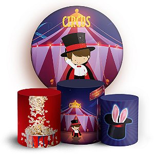 KIT Redondo e Trio - Circo - Sublimado 3D