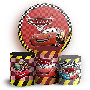 KIT Redondo e Trio - Carros - Sublimado 3D