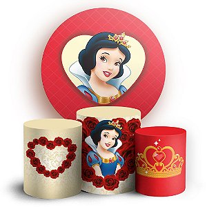 KIT Redondo e Trio - Branca de Neve - Sublimado 3D
