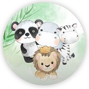 Painel Redondo - Safari - Sublimado 3D
