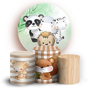 KIT Redondo e Trio - Safari - Sublimado 3D