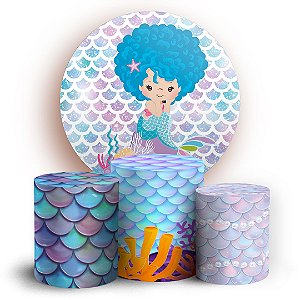 KIT Redondo e Trio - Fundo do Mar - Sublimado 3D
