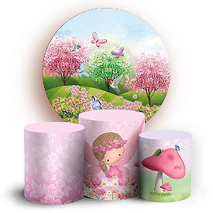KIT Redondo e Trio - Fada - Sublimado 3D