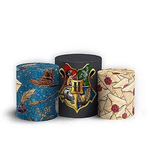 Trio Cilindro - Harry Potter - Sublimado 3D + Elástico
